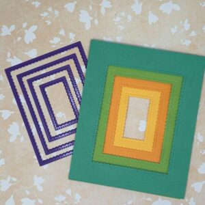 Troqueles de ventana rectangulares