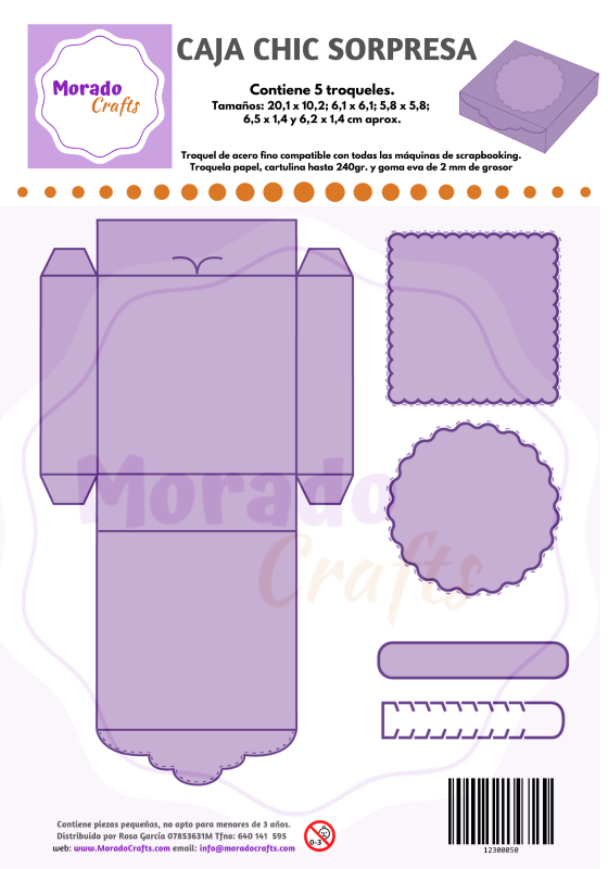 Troquel Caja Chic Sorpresa
