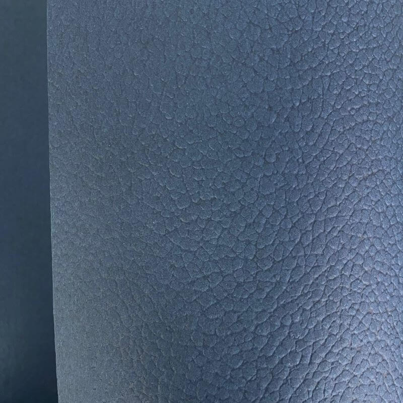 Papel gofrado cuero azul marino